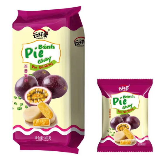 Печенье булочки Banh Pie chay со вкусом маракуйи