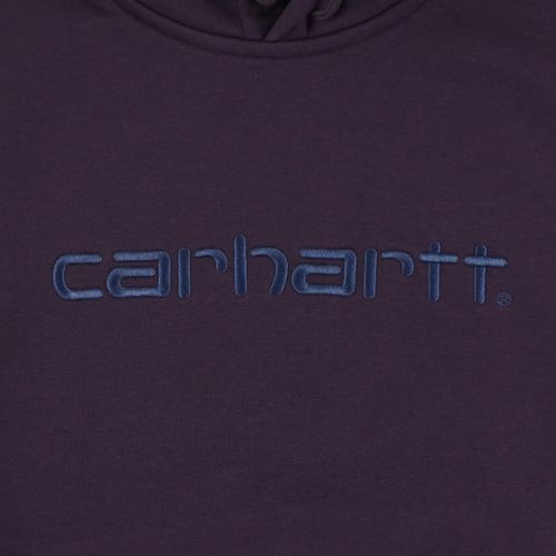 Толстовка мужская Carhartt WIP Hooded Sweatshirt артикул:I030230_darkred - купить в магазине Дайс