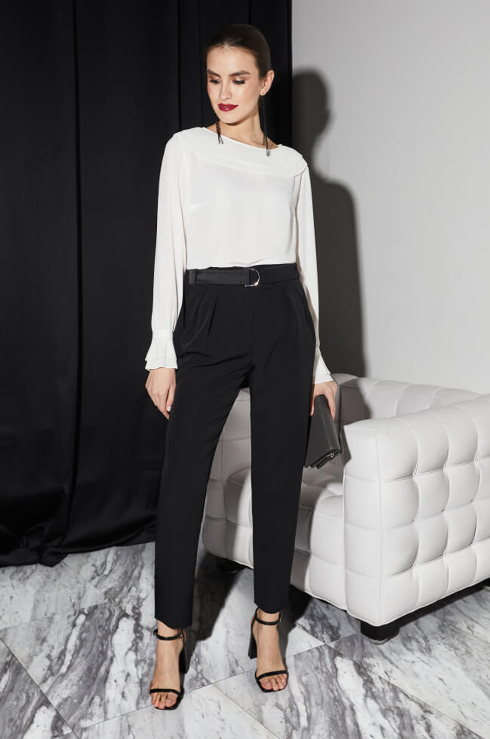 3766 Брюки женские (черный 1)