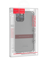 Чехол-накладка Hoco Light Series TPU для iPhone 15 Pro Max силиконовый (прозрачно-черный)