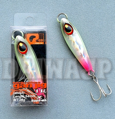 Пилькер TSURUGIYA GAN JIG 35g Silver Glow Pink