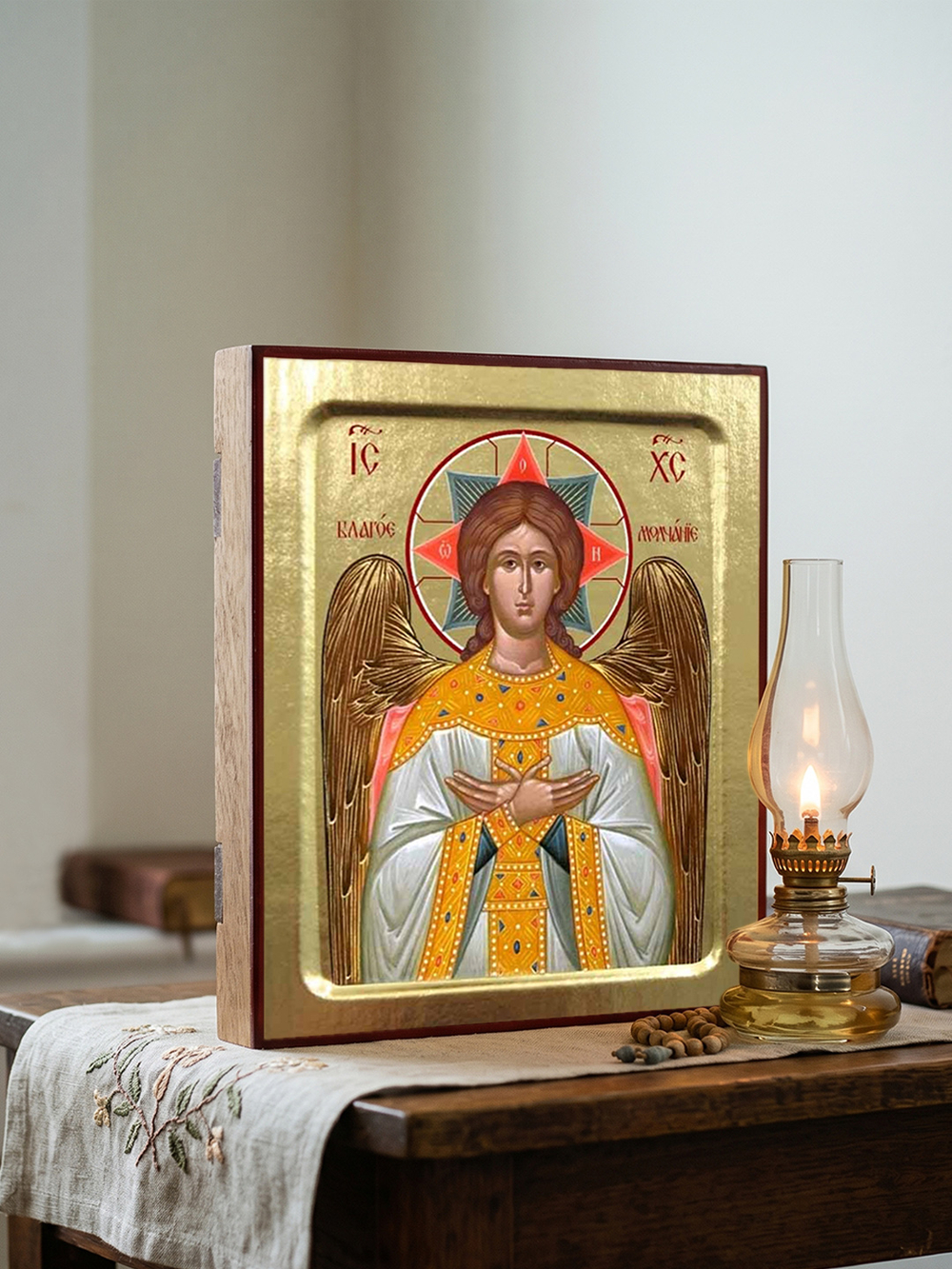Икона Спасителя Благое Молчание на дереве: 125 х 160 (Синопсисъ)