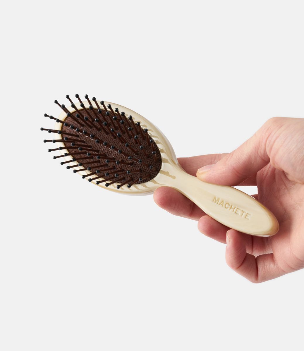 Machete Petite Travel Detangling in Alabaster — расчёска из ацетата