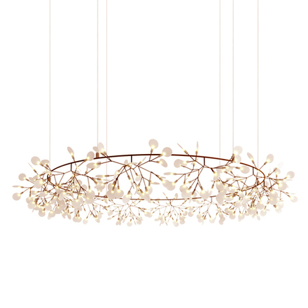 Pendant design lamp  Heracleum  Big O by Moooi (Brass,  D51)