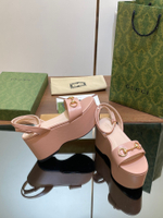 Gucci Horsebit Flatform Sandal