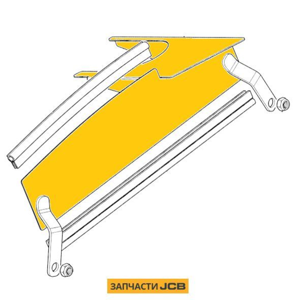 Уплотнение кабины JCB 335/08106