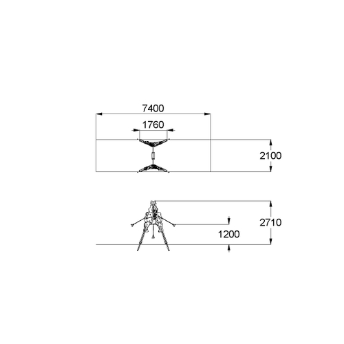 Качели «Гусар»