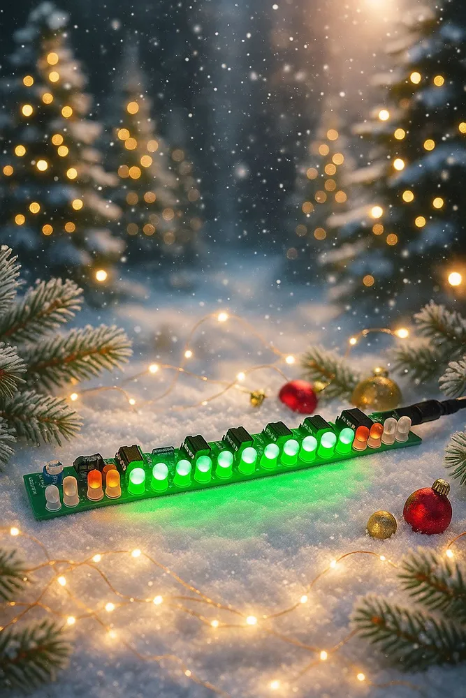 Набор для самостоятельной сборки и пайки (конструктор) &quot;Музыкальный светодиодный индикатор&quot;