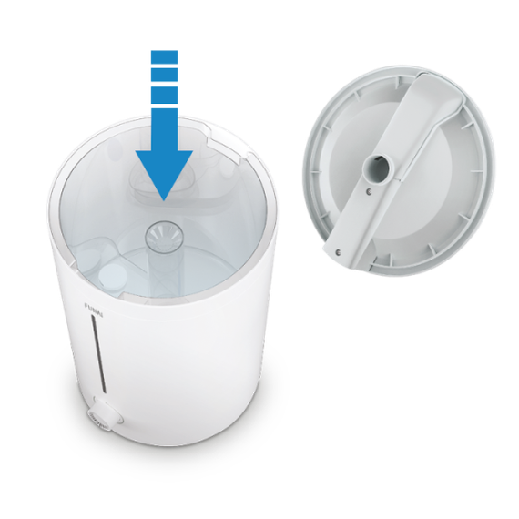 Ультразвуковой увлажнитель с механическим управлением серии TENTOU USH-TTM7201WC — (9)