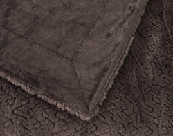 Плед 160х220 Sofi De MarkO Теодор шоколад