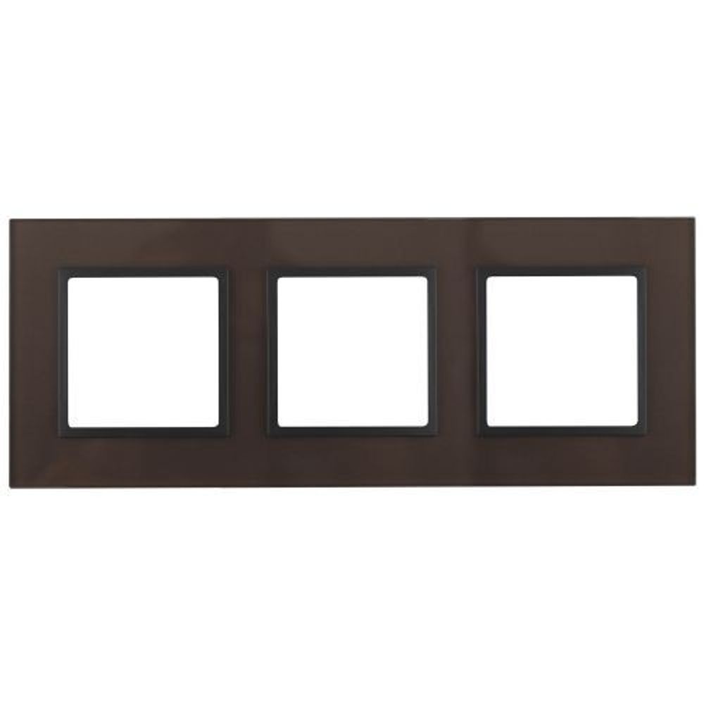 Рамка 3-м 14-5103-13 стекло Elegance бронза+антрацит ЭРА Б0034511