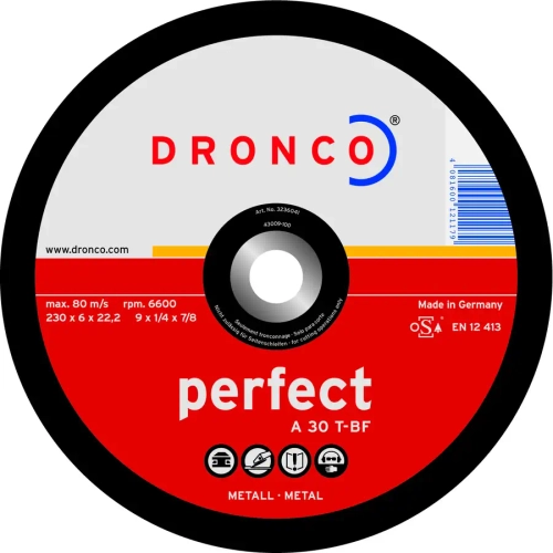 Шлифовальный диск A30T 150x6 Dronco 3156040