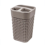 Подставка для зубных щеток OSLO шоколадный мокко