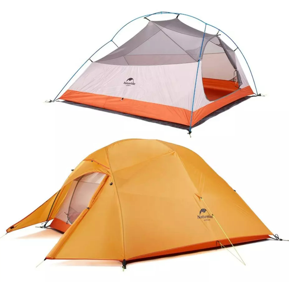 Палатка Naturehike Cloud Up 3-местная, алюминиевый каркас, сверхлегкая