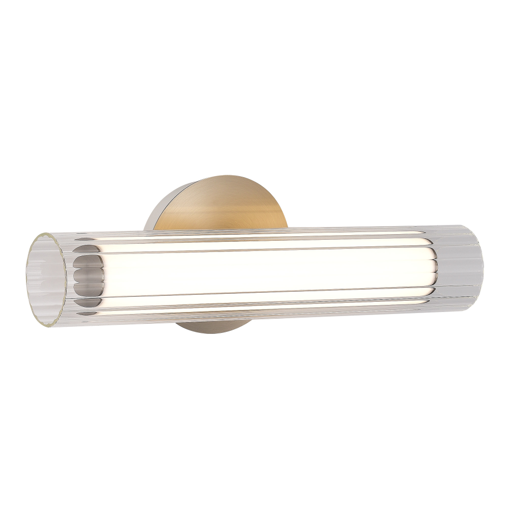Светильник настенный, Никель/Белый-прозрачный, ENFYS, LED 7W, 3000K/4000K/6000K