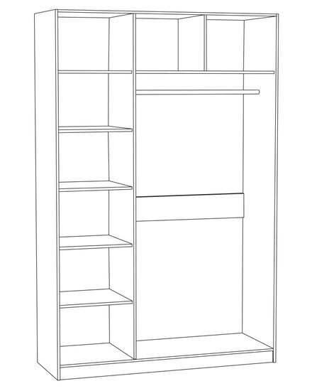 Шкаф  ЛИВЕРПУЛЬ 08.45.01