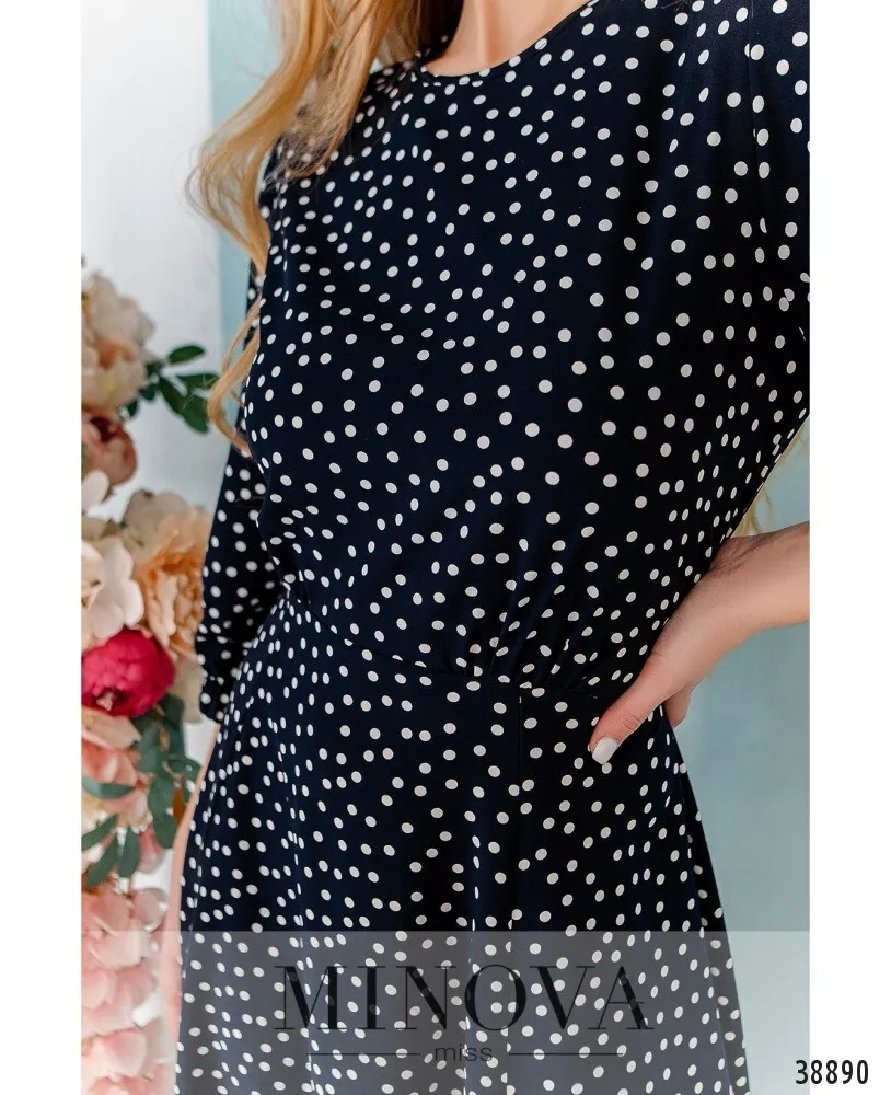 Платье 3142-темно-синий Minova