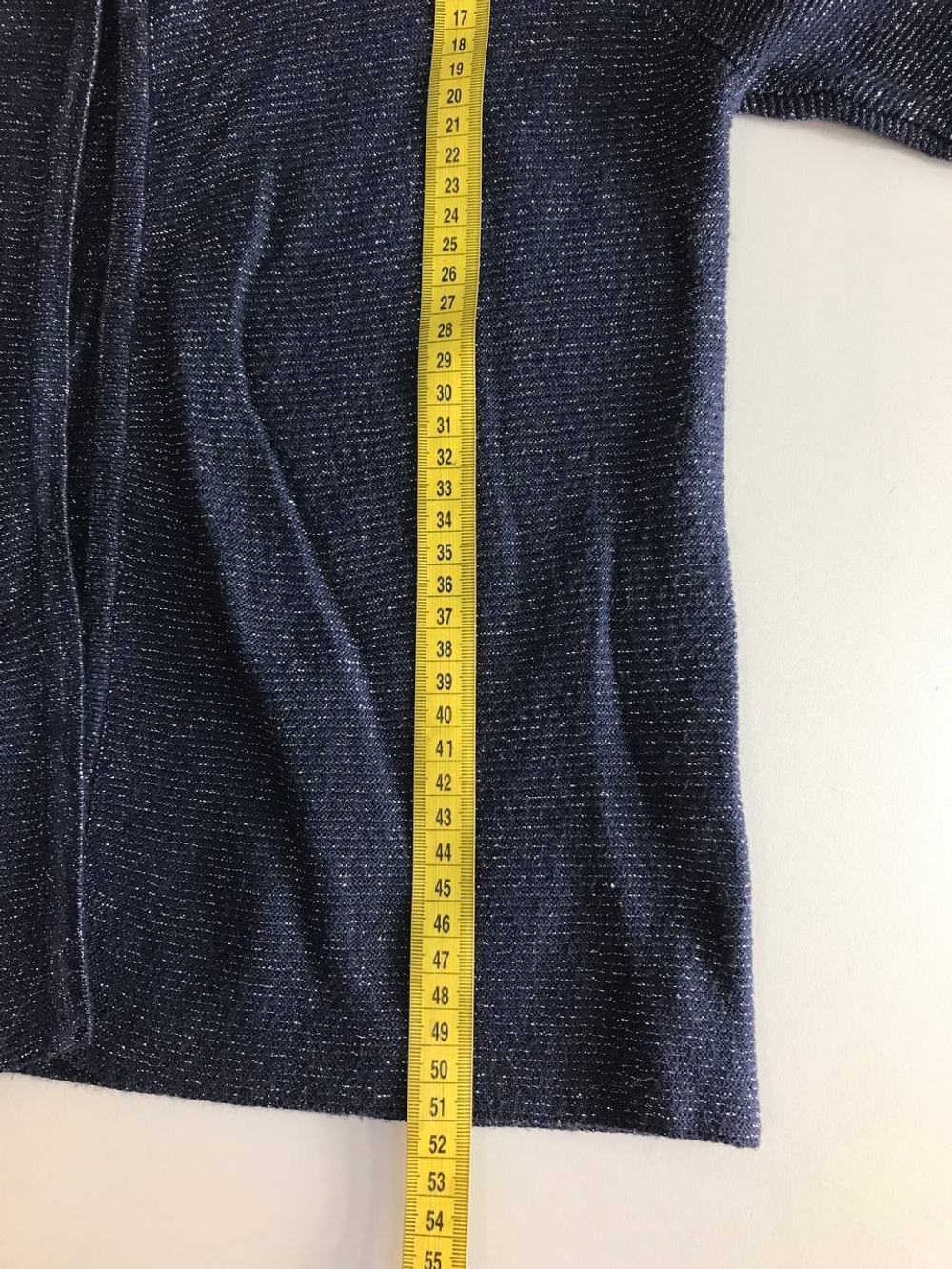 Кардиган с блестящей ниточкой, визуально на 44 размер