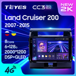 Teyes CC3 2K 10,2"для Toyota Land Cruiser 200 2007-2015