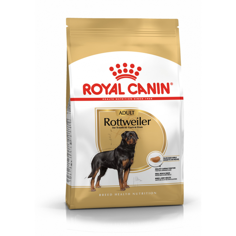 Royal Canin Rottweiller Корм сухой для взрослых собак породы Ротвейлер от 18 месяцев, 12 кг