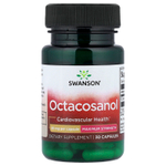 Swanson Vitamins, октакозанол, 20 мг, 30 капсул