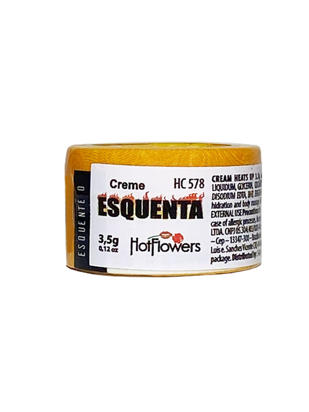 Крем HotFlowers Esquenta с разогревающим эффектом, 3.5 мл