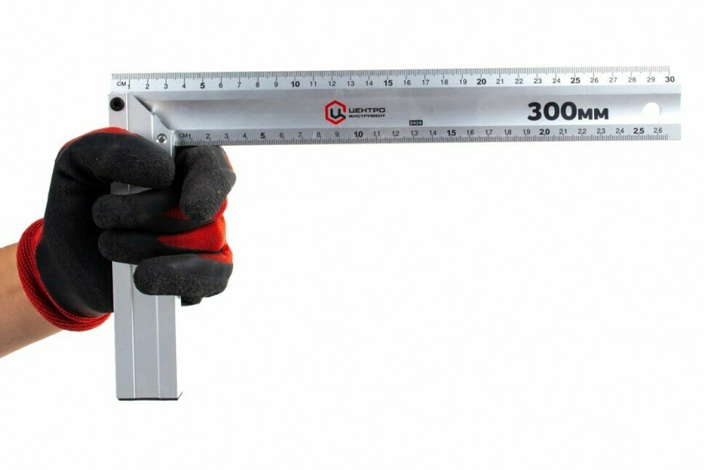 Угольник Центроинструмент 0426, алюминиевый, 300 мм Центроинструмент 3344519 .