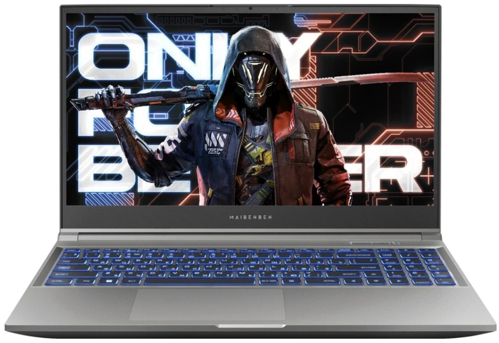 Ноутбук  Maibenben X15A-R77435 15.6 ", Ryzen 7, 16 Гб RAM, 512 Гб SSD, Radeon Graphics, Серый