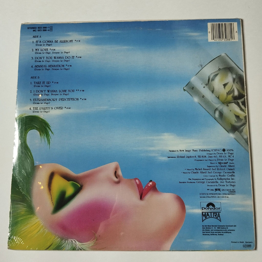 Винтажная виниловая пластинка LP Lime Sensual Sensation (Germany 1984) (Sealed)