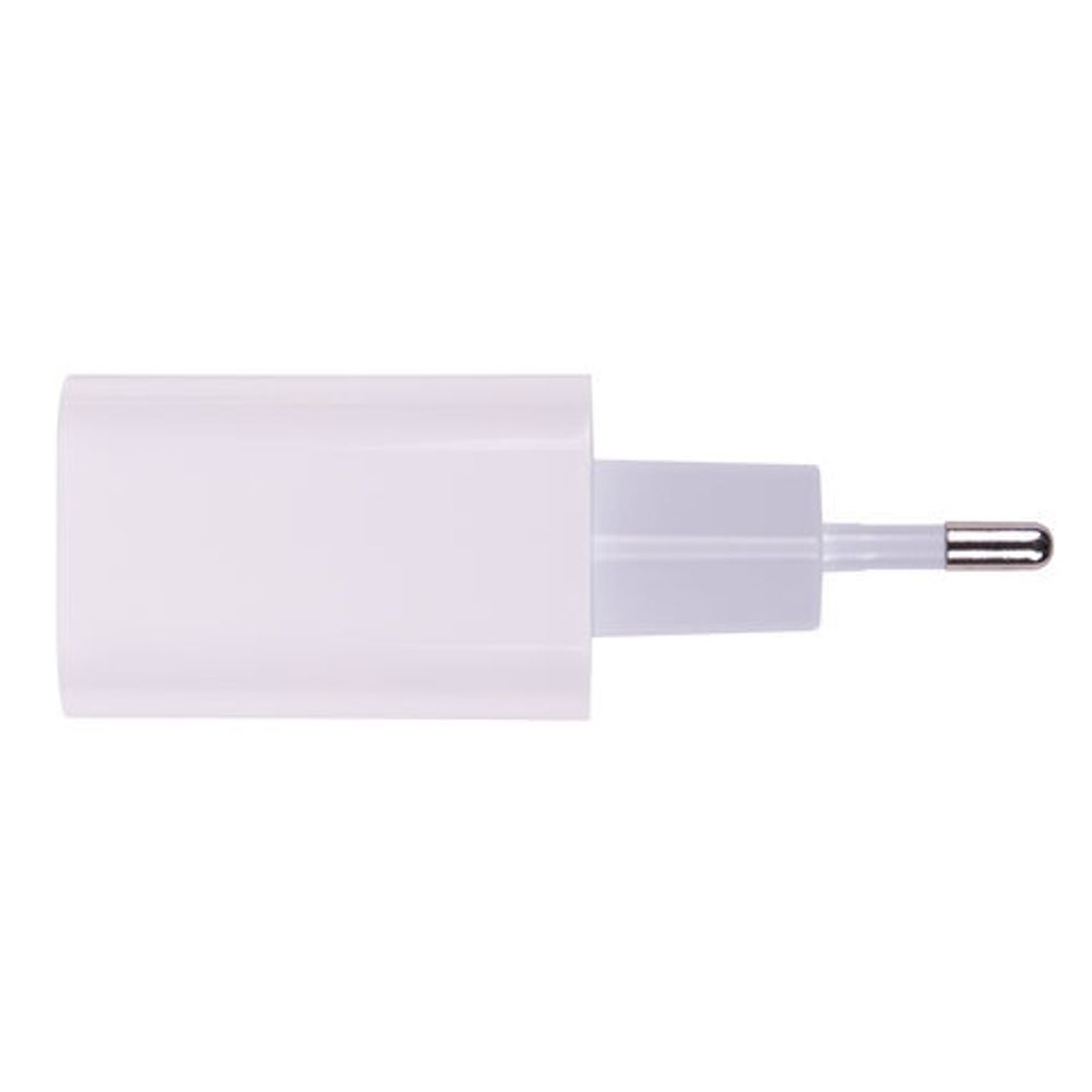 Быстрое зарядное устройство для iPhone (220В) SONNEN, порт Type-C, выходной ток 2A, белое, 455507