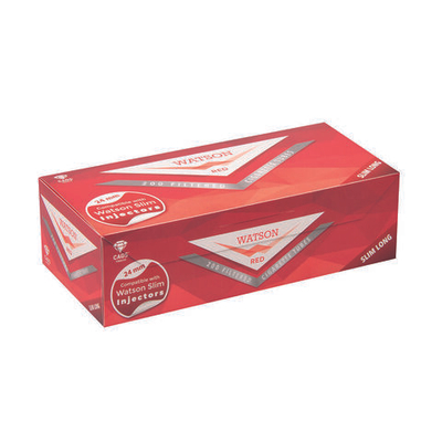 Гильзы для сигарет "Watson" Slim Red Extra Long 7/24мм 200шт
