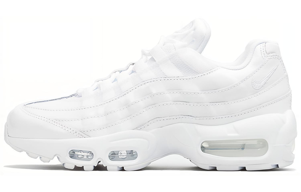 Кроссовки Nike Air Max 95 Triple White (Женская размерная сетка)