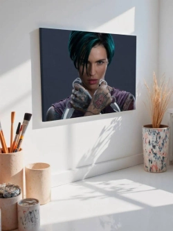 Картина на стену 40 X 50 Девушка воин