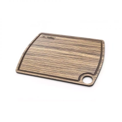 Доска разделочная c желобом 29х22см ComposeEat Fashion зебрано натуральный