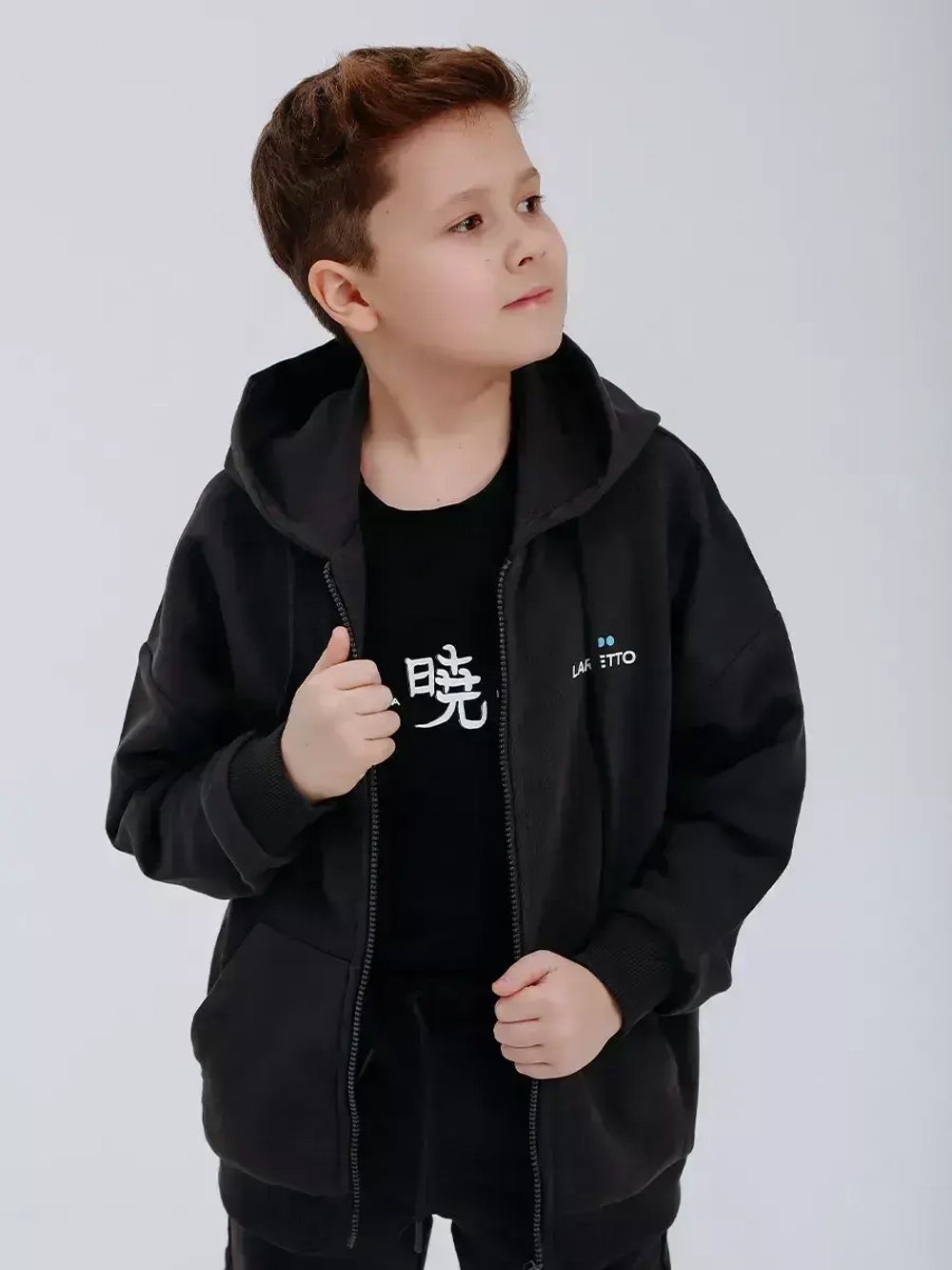 Костюм для мальчика в школу, худи и брюки