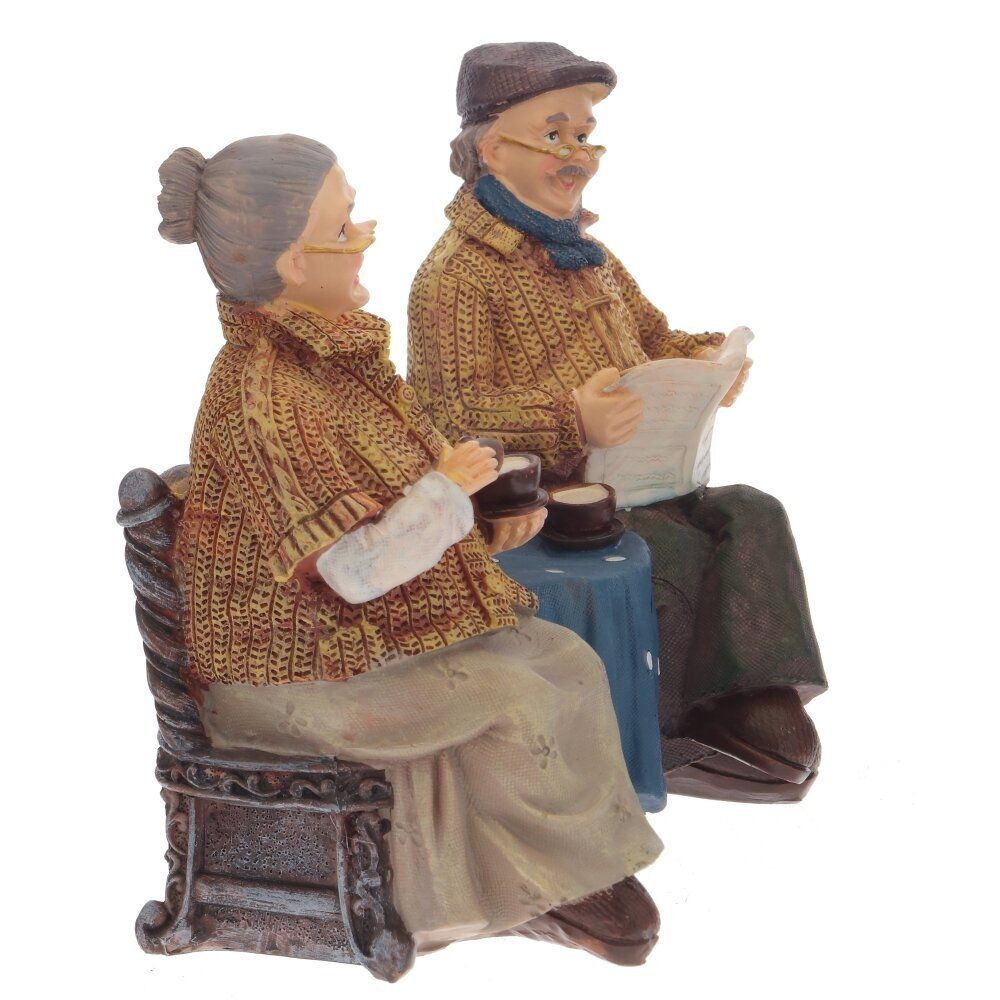 GAEM Фигурка декоративная "Бабушка с дедушкой", L21 W9 H15 см, 2в.
