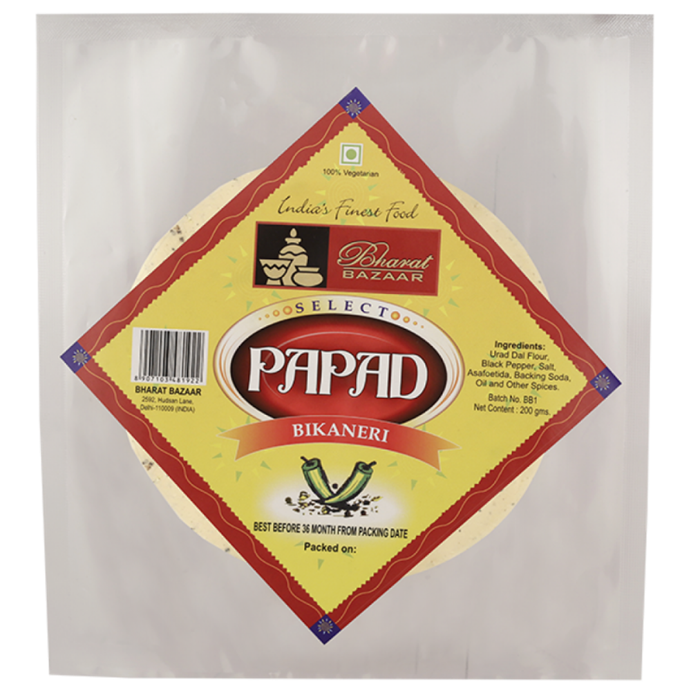 Папад с Черным Перцем Bharat Bazaar