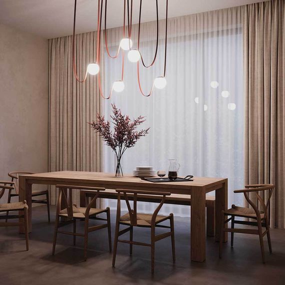 Подвесной светодиодный светильник Maytoni Technical Pendant system Parity Luna TR125B-10W3K-B