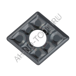 Пластина твердосплавная ISO CNMG120408-TF APM628L AHNO по жаропроч. и нерж.стали, получистовая