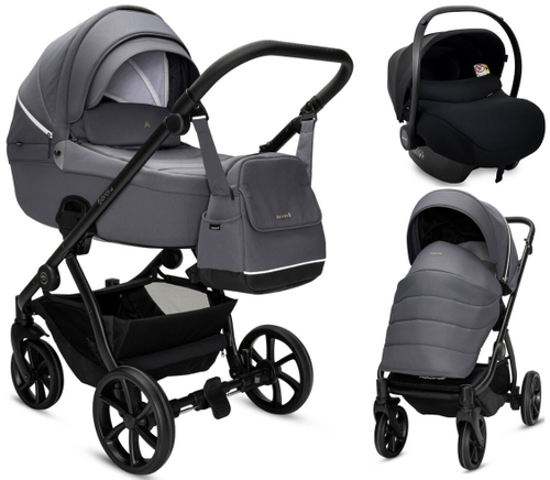 Детская коляска Noordi Fjordi V2 3 в 1 с автокреслом Terra Black 1462148 Boreal