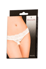 Эротические трусики с декоративным вырезом сзади (46-48) (Цвет: белый)