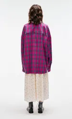 Рубашка Kraizy Stripes 2XOVER в клетку розовая