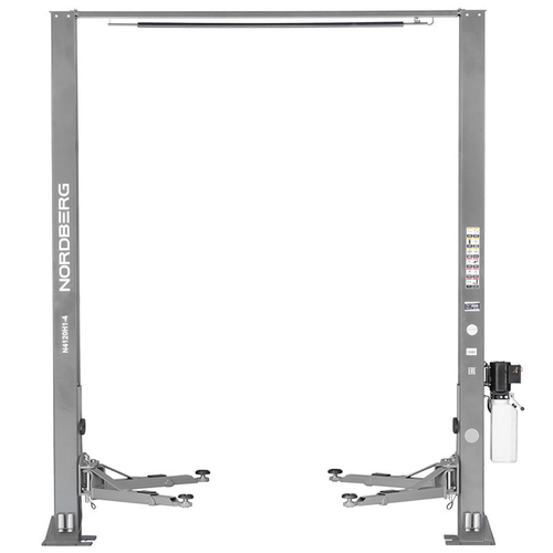 NORDBERG (N4120H1-4G_380V) Подъемник 2х стоечный 380В, г/п 4т, с верхней синхронизацией, H=4.0 м