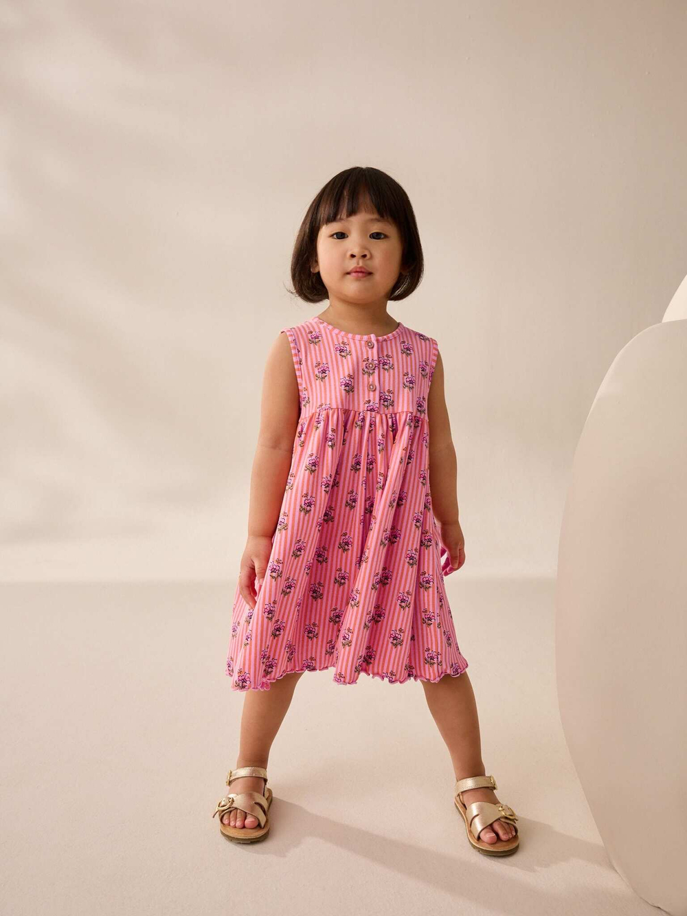 Комбинезон летний для девочки Next AG9-813, Розовый