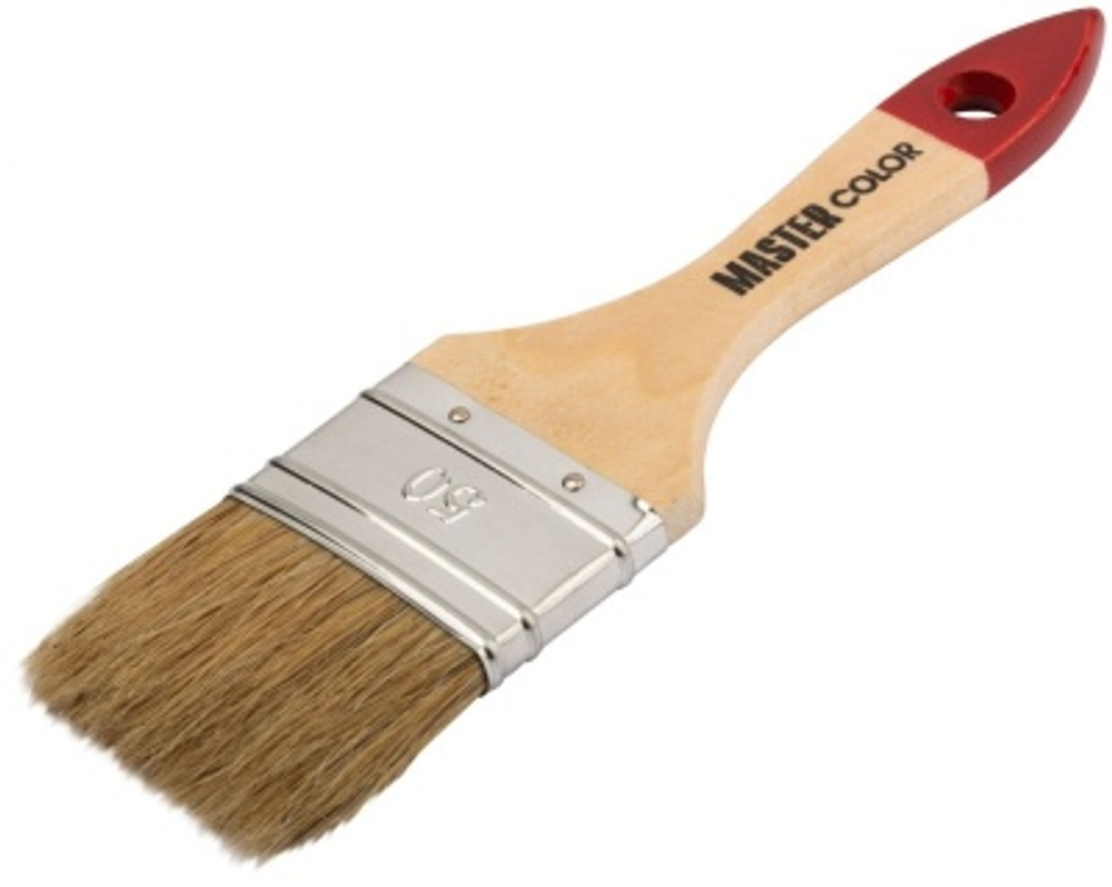 Кисть флейцевая натур щетина 55% топс лакиров ручка ширина 50мм