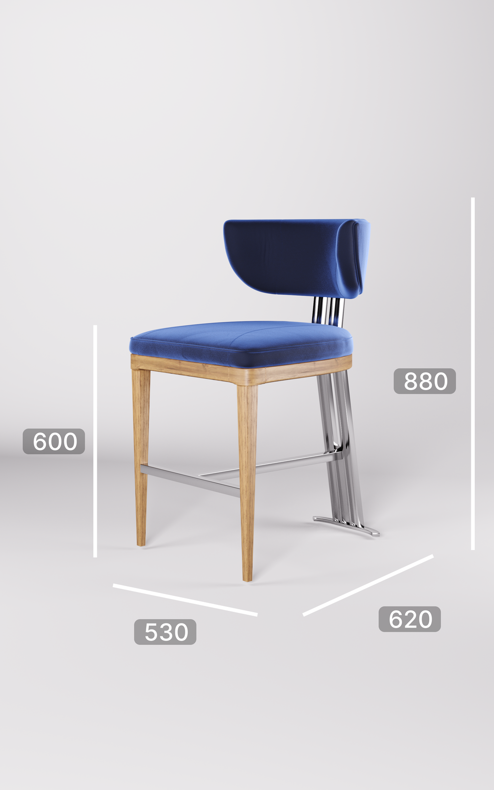 Полубарный стул Круиз