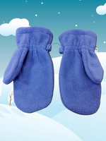 5005 Варежки детские флисовые фиолетовый (14)