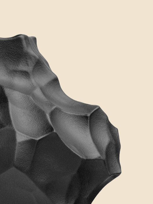 Ваза фарфоровая DUNE Черная