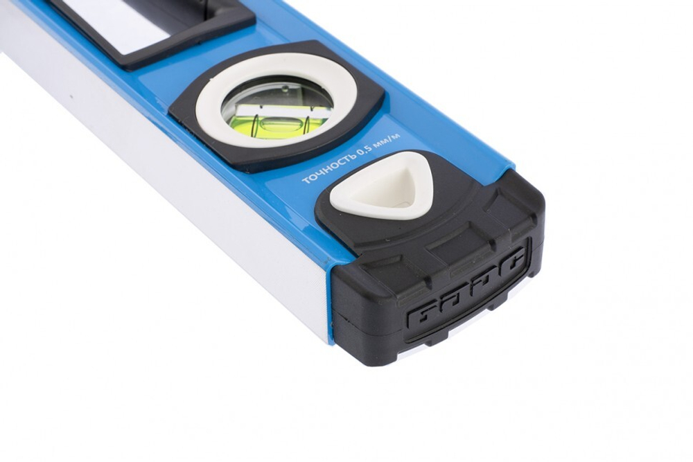 Уровень алюминиевый, двуручный, 800 мм, профиль 1,6 мм, фрезеров, ударопрочные заглушки, 3 глазка Барс