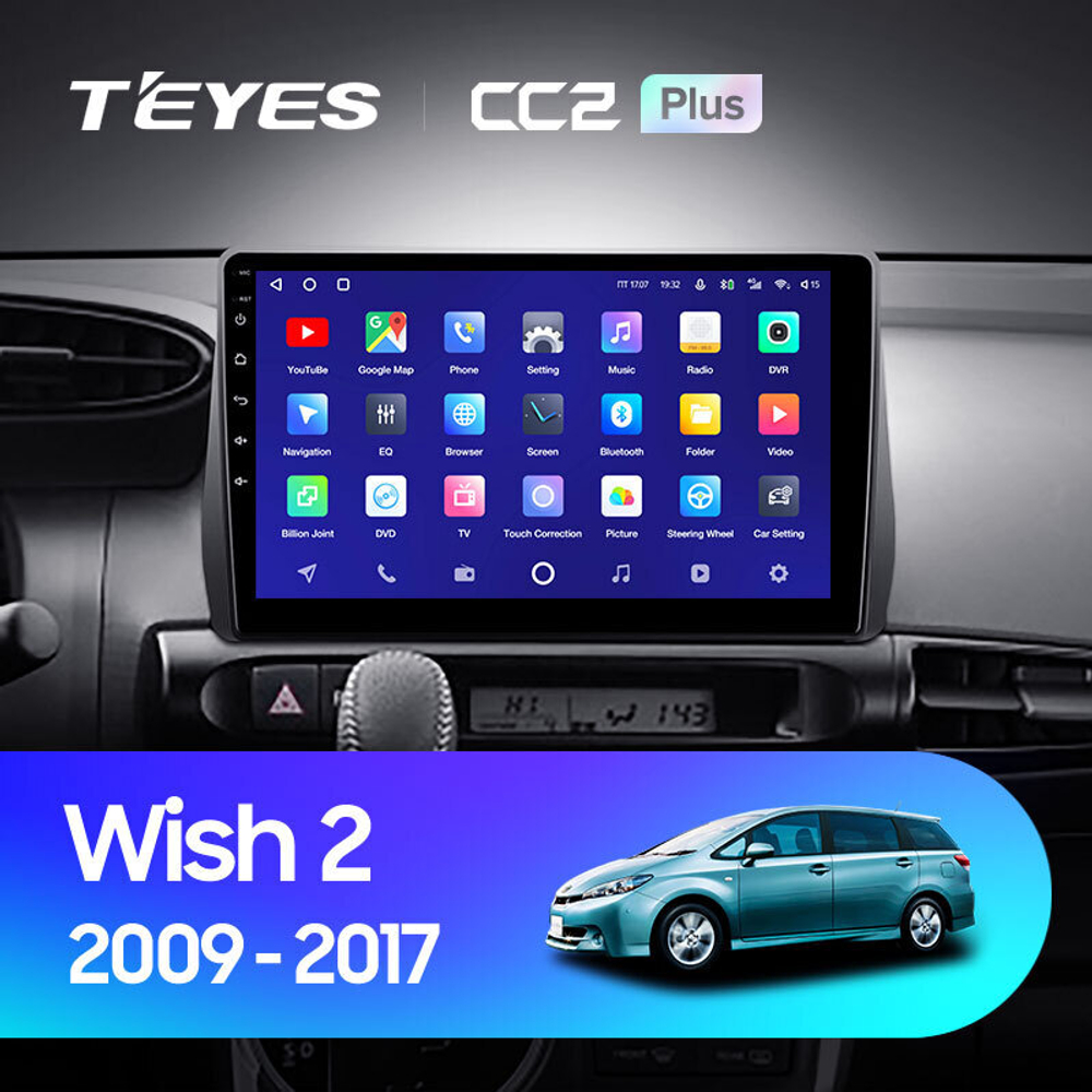 Teyes CC2 Plus 10,2" для Toyota Wish 2009-2017